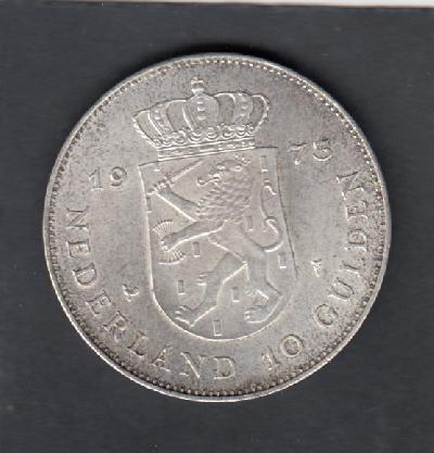 Beschrijving: 10 Gulden JULIANA